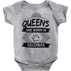 Queens Are Born In December Baby Onesie