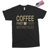 coffee then motorcycles Exclusive T-shirt