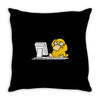 computer psy Throw Pillow