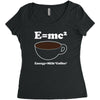 M=Mc2 Energy=Milk X Coffee Women's Triblend Scoop T-shirt
