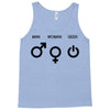 man woman geek symbols Tank Top