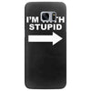 i'm with stupid mens Samsung Galaxy S7 Edge