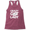 crazy cat lady Racerback Tank