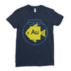 gold fish Ladies Fitted T-Shirt