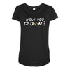 How You Doin of The Friends Parody Maternity Scoop Neck T-shirt