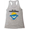 monsieur troudbal Racerback Tank
