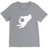 finger symbol V-Neck Tee