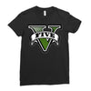 five logo Ladies Fitted T-Shirt