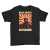 rock beat scissors Youth Tee