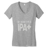 original blood type ipa positive craft beer Women's V-Neck T-Shirt