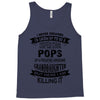 Super Cool Pops Of A Freaking Awesome Granddaughter Tank Top