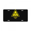 toxic hazard laboratory poison substance warning License Plate