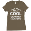 this is what a cool grandma looks like Ladies Fitted T-Shirt