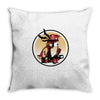 prank girl Throw Pillow