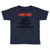 June Girl Hated By Many Toddler T-shirt