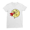 moon rocket Ladies Fitted T-Shirt