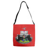 MAN IN RAINBOW Adjustable Strap Totes