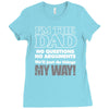 i'm the dad Ladies Fitted T-Shirt