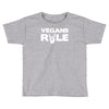 vegans rule Toddler T-shirt