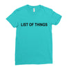 lost of things Ladies Fitted T-Shirt