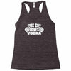 this guy loves vodka Racerback Tank