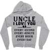 I Love You Uncle Zipper Hoodie
