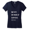 We Are All Made Of Stardust Women's V-Neck T-Shirt