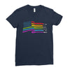 lightsaber rainbow Ladies Fitted T-Shirt