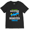 monster truck shirt for boys toddlers V-Neck Tee