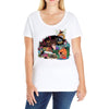 drawing some insects Ladies Curvy T-Shirt