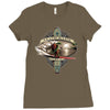 men's surfing Ladies Fitted T-Shirt