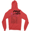 May Girl Facts Taurus Zipper Hoodie