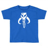 mandalorian symbol star wars tee boba fett bantha skull jedi sith Toddler T-shirt