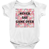 Never Say Game Over Baby Bodysuit