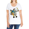 anarchy adventure time Ladies Curvy T-Shirt