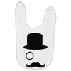 moustache gentleman Baby Bibs