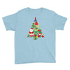 christmas tree made of bells stocking santa Youth Tee