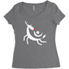 flying rudolph Women's Triblend Scoop T-shirt