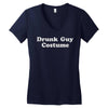 drunk guy costume Women's V-Neck T-Shirt