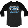 I Love Someone with Prostate Cancer to The Moon and Back to Infinity 3/4 Sleeve Shirt