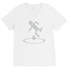 man is go V-Neck Tee