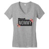 blessed mommy  flower Women's V-Neck T-Shirt