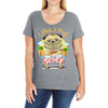 life's a pug Ladies Curvy T-Shirt