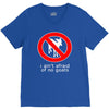 i ain't afraind of no gooats V-Neck Tee