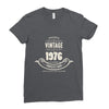 premium vintage 1976 classic perfectly aged limited edition Ladies Fitted T-Shirt