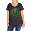 how to train your ancient god Ladies Curvy T-Shirt