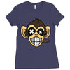 monkey Ladies Fitted T-Shirt