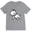 bulldog V-Neck Tee