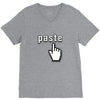 Copy Paste Matching V-Neck Tee