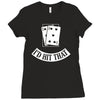 i'd hit that black jack Ladies Fitted T-Shirt